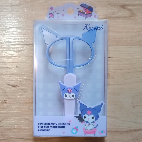 Sanrio Miniso Kuromi Tipped Beauty Scissors with Case - Picture 1 of 9